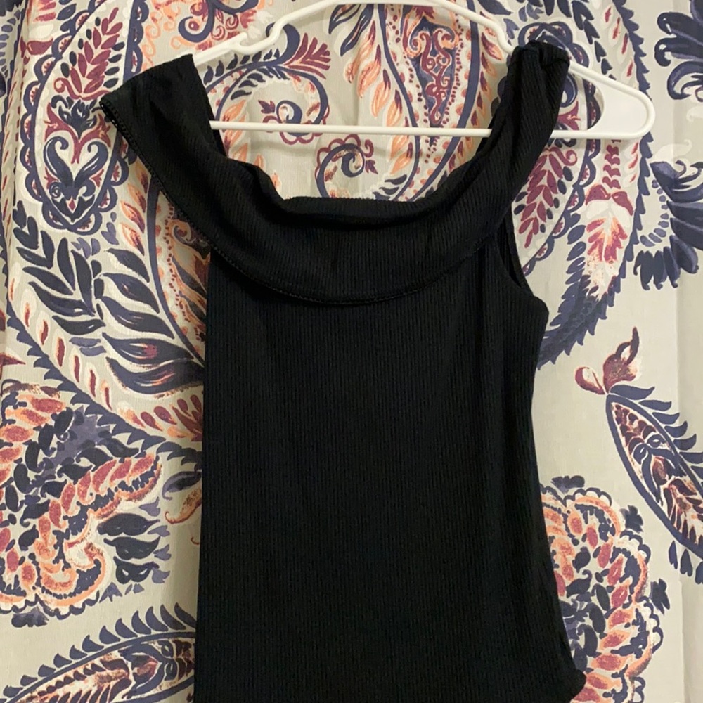 Off the shoulder WHO WHAT WEAR bodysuit
